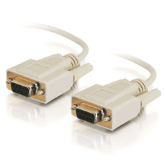 CTG-03044 6FT DB9 F/F SERIAL RS232 NULL MODEM CABLE - BEIGE