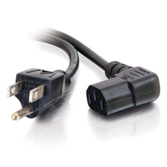 CTG-03152 C2G, 6FT UNIVERSAL RIGHT ANGLE POWER CORD