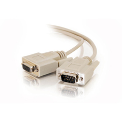 CTG-09452 C2G, 25FT (7.6M) DB9 M/F SERIAL RS232 EXTENSION CABLE - BEIGE