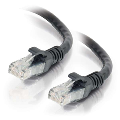 CTG-10297 C2G, 25FT CAT6 SNAGLESS PATCH CBL BLK - TAA