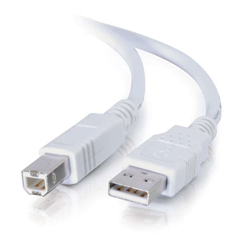 CTG-13401 C2G, 5M USB 2.0 A/B CABLE - WHITE (16.4FT)