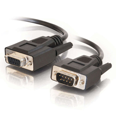 CTG-25211 C2G, 1FT DB9 M/F SERIAL RS232 EXTENSION CABLE - BLACK