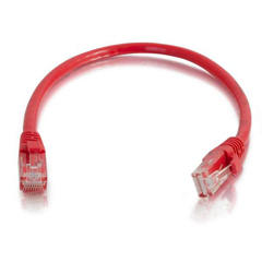 CTG-03998 CABLES TO GO, 2FT CAT6 SNAGLESS UTP CABLE-RED