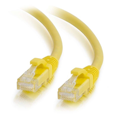 CTG-27190 C2G, 1FT CAT6 SNAGLESS UNSHIELDED UTP ETHERNET NETWORK PATCH CABLE - YELLOW