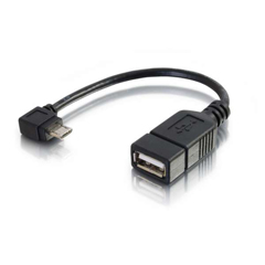 CTG-27320 CABLES TO GO, 6IN MOBILE DEVICE USB MICRO-B TO USB DEVICE OTG ADAPTER CABLE