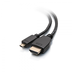 CTG-50614 C2G, 3FT (0.9M) HIGH SPEED HDMI TO MICRO HDMI CABLE WITH ETHERNET - 4K 60HZ