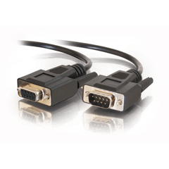 CTG-52032 C2G, 15FT DB9 M/F SERIAL RS232 EXTENSION CABLE - BLACK