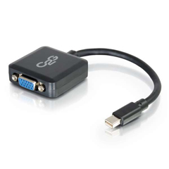 54315 8IN C2G MINI DISPLAYPORT M TO VGA F BLK<br />8IN C2G MINI DP M TO VGA F BLK