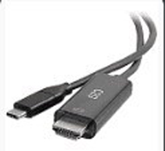 CTG-26906 C2G, 1FT USB-C TO HDMI 4K 60HZ