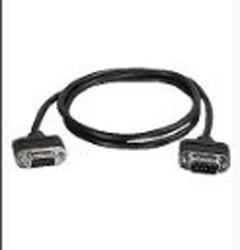 CTG-52160 C2G, 15FT SERIAL RS232 DB9 CABLE WITH LOW PROFILE CONNECTORS M/F - IN-WALL CMG-RATED - 75 IN STOCK