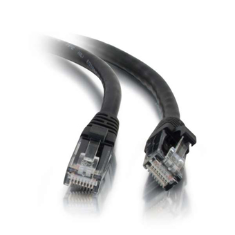 CTG-15202 CABLES TO GO, 10FT CAT5E 350 MHZ SANGLESS PATCH CABLE, BLACK