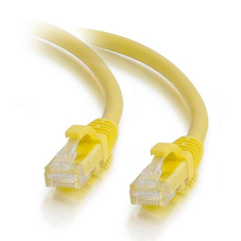 CTG-15221 CABLES TO GO, 3FT CAT5E SNAGLESS UNSHIELDED NETWORK PATCH BACLE, YELLOW