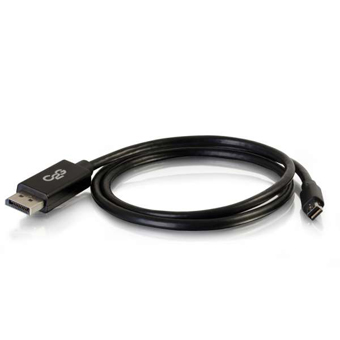 CTG-54301 CABLES TO GO, 6FT MINI DISPLAYPORT TO DISPLAYPORT ADAPTER CABLE M/M-BLACK