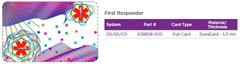 508808-005 ENTRUST, DURAGARD OPTISELECT(TM) LAMINATE, 0.6 MIL, "FIRST RESPONDER" FULL CARD
