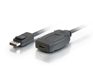 CTG-54322 CABLES TO GO, DISPLAYPORT M TO HDMI F DONGLE