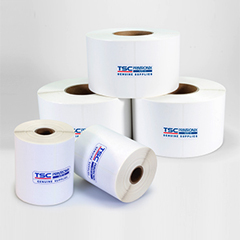 UDT-400600-8-03 TSC/PTX, CONSUMABLES, UNCOATED, DIRECT THERMAL PAPER LABEL FOR USE IN INDUSTRIAL PRINTERS, WHITE, 4" X 6", 3"CORE, 8" OD, PERMANENT ADHESIVE, 1000 LABELS PER ROLL, 4 ROLLS PER CASE, PRICED PER CASE