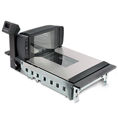 9320350111-003231 DATALOGIC, MAGELLAN 9300I SCANNER SCALE, METRIC NO DISPLAY, LONG DL CLEAR PLATTER W/FIXED PRODUCE RAIL, FLANGE MOUNT, MEXICO SINGLE INTERVAL, CSS WITH BONNET MOUNT, BRICK US STD, 8-0730-04 CABLE, RS-2