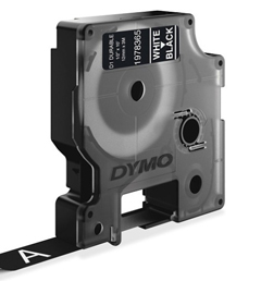 1978365 DYMO, DY D1 DU 12MMX3M 1/2INCHX10INCH WH/BK GLOBAL