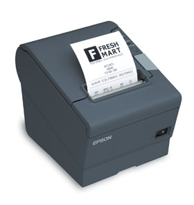 C31CH64A9561 EPSON, TM-T88VI-DT2, THERMAL RECEIPT PRINTER EPSON BLACK, ETHERNET, USB, & SERIAL I/F,  CORE I5, 256GB, NO OS, INCLUDES POWER SUPPLY, PS-180