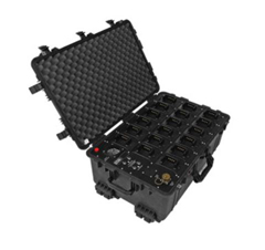 EOCC-P7300-12V GTS BATTERIES, A PORTABLE CHARGING CASE FOR HARRIS P5300/P5400/P7300/XG75 RADIOS