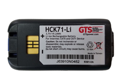 HCK71-LI-100 GLOBAL TECHNOLOGY SYSTEMS, GTS, ALL PRODUCTS, HONEYWELL, CK70/71, OEM PART # 318-046-031, CAPACITY 5200, VOLTAGE 3.7