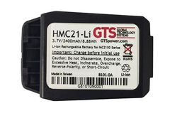 HMC21-LI GTS, A RECHARGEABLE BATTERY USED TO POWER THE ZEBRA MC2100 SERIES BARCODE SCANNERS. THIS BATTERY IS A DIRECT REPLACEMENT FOR THE OEM P/N BTRY-MC21EAB0E / 82-150612-01.