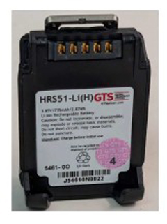 HRS51-LI-H- GTS BATTERIES,  HIGH-CAPACITY RECHARGEABLE BATTERY FOR ZEBRA RS5100 DEVICE.