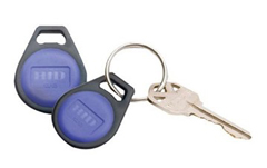 2050HNNAN HID, PACS, NCNR, ICLASS SE KEYFOB F 2K/2, SR, PRGMD, BLK W/BLUE INSERT LASER ICLASS NUMBER, PROVIDE PROG INFO, MOQ 100