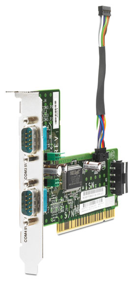 QP906AA HP, 2-PORT POWERED SERIAL PORT CARD, PCI-E 2-PORT POWERED SERIAL CARD