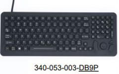 340-053-003-DB9P Rugged Keyboard, 101 Keys, Backlit, DB9<br />HONEYWELL, ACCESSORY, RUGGED KEYBOARD, WITH INTEGRATED POINTING DEVICE, 101 KEYS, BACKLIT, CURSOR CONTROLED, DESKTOP OR VEHICLE-MOUNT, DB9 CONNECTOR (REPLACEMENT FOR 9000160KEYBRD)<br />RUGGED KEYB 101 KEYS BACKLIT CURSOR CNTRL DSKTP OR VEHICLE-MNT