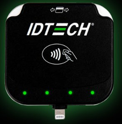 IDMR-SLR93D ID TECH, VP3350 LIGHTNING INTERFACE, SRED, TEST UNIT, ROTATING + CABLE + DEMO KEY INJECTED