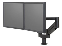 7FLEX-HD-ETUS-104 HAT DESIGN WORKS, ARM MOUNTS: FULL MOTION 7-FLEX MONITOR ARM WITH FLEXMOUNT & VESA ADAPTERS. SUPPORTS 13-28LBS, BLACK (INSTALLS ON WALL OR COUNTER)