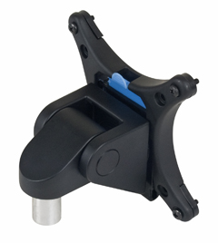 8336-QR-104 HAT DESIGN WORKS, TILTER WITH QUICK RELEASE VESA FOR 75X75 MM AND 100X100 MM HOLE PATTERN.