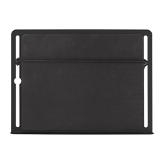 8510-104 HAT DESIGN WORKS, LAPTOP TRAY WITH 100X100MM VESA HOLE PATTERN, NON-SLIP MAT,  AND ADJUSTABLE CORD.  BLACK