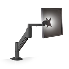 BILD-2-CM-104 HAT DESIGN WORKS, BILD CLAMP MOUNT FOR DUAL DISPLAYS, SIDE BY SIDE, SUPPORT TWO 30" MONITORS, INCLUDES VESA 75X75 & 100X100 ADAPTERS. PIVOT LEFT/RIGHT, TILT, ROTATE, PORTRAIT, LANDSCAPE, MOUNT ANY HEI