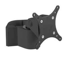 9170-HD-104 HAT DESIGN WORKS, POLE CLAMP WITH HEAVY DUTY, SPRING ASSISTED TILTER, VESA COMPATIBLE 75 & 100 MM, UP TO 45 LBS, POLE WIDTH 1.5"", 1.75", AND 2"" - BLACK