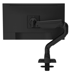E5-D1L-BLK HAT DESIGN WORKS, E5 SINGLE DYNAMIC LITE MONITOR ARM, SUPPORTS 0-25 LBS, UP TO 49"",VESA 75/100MM, QUICK INSTALL TOP DOWN MOUNT W/CABLE MGMT, ROTATION STOPS, TENSION INDICATOR, 15 YR WARRANTY, BLACK