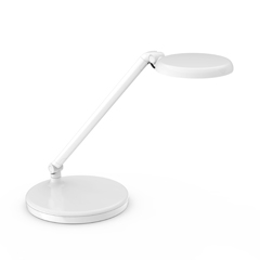 FOKUSG-1-WH HAT DESIGN WORKS, FOKUS TASK LIGHT. ADJUSTABLE AT LIGHT SOURCE AND BASE. COLOR TEMP 3000K, 430 LUMENS, LAMP LIFE 50K HRS, 6.6WATTS, TOUCH DIMMER, 7" CORD . AUTO OFF AFTER 15 MIN NO MOVEMENT. TAA. WHIT