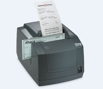 1500BJ-S9-BR-AC-DG ITHACA, DISCONTINUED, NO REPLACEMENT, 1500 BANKJET, RECEIPT/VALIDATION, 9 PIN SERIAL, BLACK/RED, DARK GRAY, AUTO CUTTER, INCLUDES POWER SUPPLY & CORD, CABLE SOLD SEPARATELY