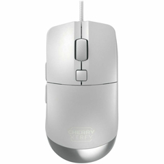 JM-5000-0 Wired white gamers mouse<br />CHERRY, WHITE CORDED ERGONOMIC MOUSE, 5 BUTTON, PROGRAMABLE, ONBOARD MEMORY, ADJUSTABLE RESOLUTION UP TO 12,000 DPI