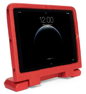 K97363WW KENSINGTON, SAFEGRIP RUGGED CASE AND STAND IPAD 6 RED