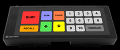 KB9000-B LOGIC CONTROLS, KITCHEN DISPLAY BUMPBAR, PCAP OPERATION, LEGEND SHEET B TEMPLATE,W/ ADVANCED USER FRIENDLY SOFTWARE, HEAT RESISTANT UP TO 158F, 1 YR WARRANTY