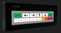 KB1700-PAN LOGIC CONTROLS, KITCHEN DISPLAY BUMPBAR, 17 TACTILE PROGRAMMABLE BUTTONS, INTERCHANGEABLE LEGEND SHEETS, 119 CHARACTER OPTIONS/KEY, HEAT RESISTANT UP TO 158F, 1 YEAR WARRANTY