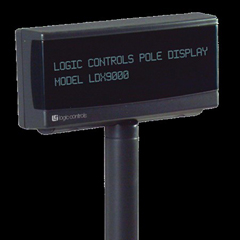 980003 LOGIC CONTROLS, OBSOLETE, REFER TO LDX9000 UP, LDX9000UP-GY, POLE DISPLAY,9.5MM STANDARD USB PORT-POWERED,CONFIGURABLE COMMAND SET- GRAY
