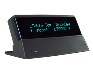 LT9900W-GY BEMATECH, LT9900W-GY, 9.5MM  2X20 VFD TABLE TOP DISPLAY, WIFI GRAY