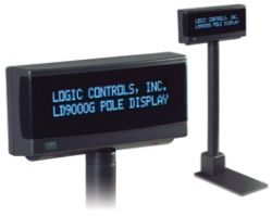 LD9800TU-GY LOGIC CONTROLS, LD9800, POLE DISPLAY, DK GRAY, 9.5MM 2X20, TELESCOPIC, USB, UNIVERSAL