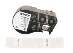 M4-203-RO-427 BPI, NCNR SELF-LAM VINYL WRAP LABELS W RIBBON FOR M4 M5 PRINTERS, 1.75 X .1 IN, BLACK ON WHITE, 110 LABELS