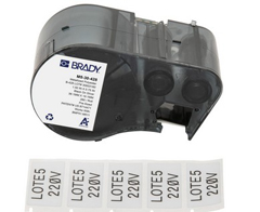 M5-30-428 BPI, SOLVENT RESISTANT MATTE GREY LABELS, FOR M5 PRINTER, .75 X 1.5