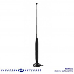 MAR-BAG-DEP3G-2SP PANORAMA ANTENNA, MAGNETIC MOUNT ANTENNA BASE "MAR" (1" DIAMETER), 2M / 7" RG174, SMA (M) TERMINATION. HIGH GAIN WHIP INCLUDED, 698-2170MHZ.