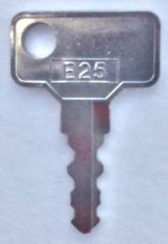 635-2528-E25 MMF, REPLACEMENT KEY FOR LOCK-IT, E25, 1 KEY